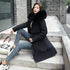 Winter Jacket 2024 New Women Parka Clothes Long Coat Wool Liner Hooded Jacket Fur Collar Thick Warm Snow Wear Fashion Parka